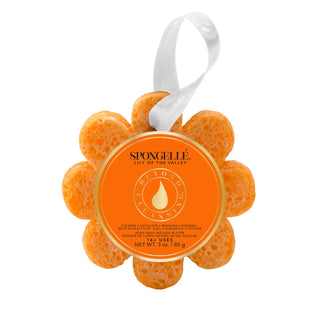Spongellé Lily of the Valley Wild Flower Soap Sponge with white ribbon