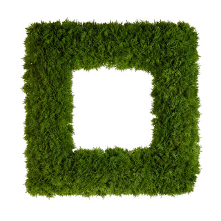 Square Sedum Wreath 24"