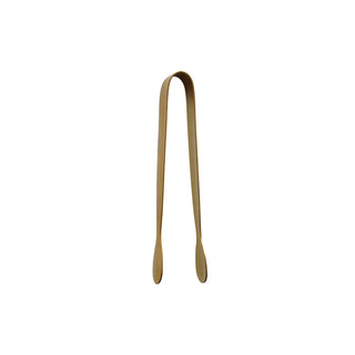 Stainless Steel Ice Tongs in Gold