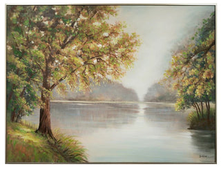 Still Water Floating Framed Canvas