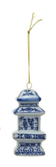 Stoneware Ginger Jar Assorted Ornament blue and white chinoiserie