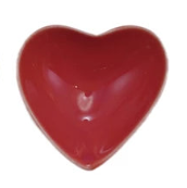 Stoneware Heart Shaped Dish, 4 Colors red