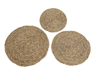Sunday Supper Pot Mat Assorted Sizes wicker trivet natural
