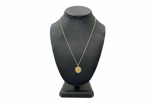 Sunshine Gold Initial Necklace G