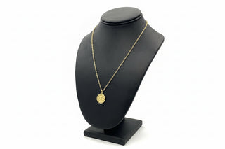 Sunshine Gold Initial Necklace T