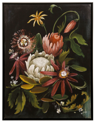 Tamara Day Flower Light II Framed Canvas