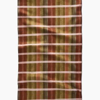 Geometry Fall Harvest Stripes Tea Towel