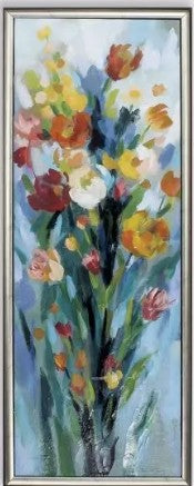 Tall Bright Flowers Artwork Assorted frame