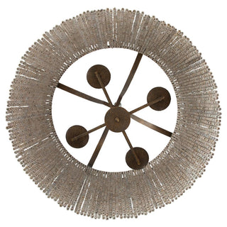 Tamara Chandelier Antique Gold Antique White beads