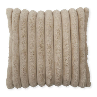 Tan Faux Fur Pillow 24"