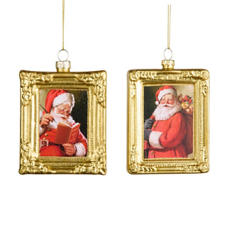 The Night Before Framed Art Ornament 4.25" Assorted