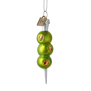 Three Olives Please Ornament glass martini