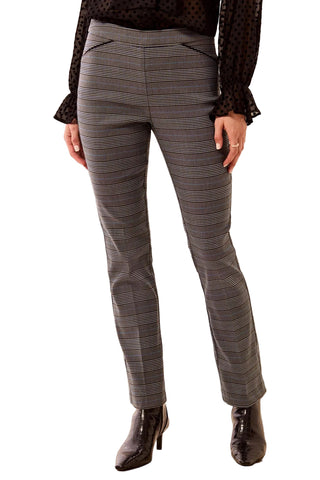 Tribal Pull-On Ankle Pant with Combo Detail in Stellar