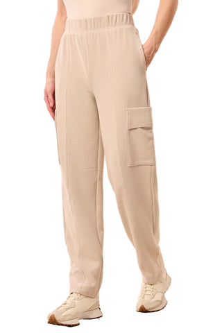 Tribal Pull On Ankle Pant with Cargo Pockets in Sanddune