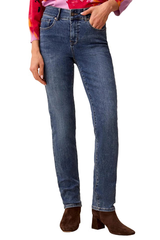 Tribal Sophia Straight Leg Jeans in Dark Vintage