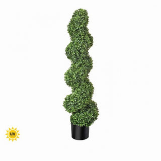UV American Boxwood Spiral Topiary 47"