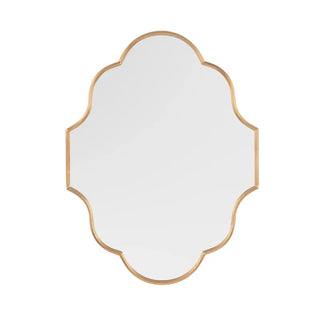Vander Mirror scallop gold edge