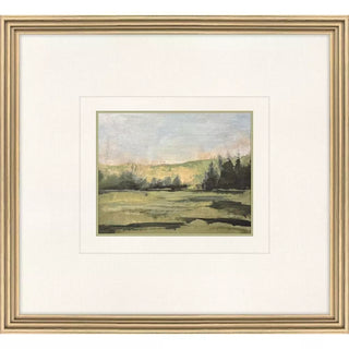Verde Vista Artwork Assorted tree green blue gold frame landscape