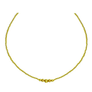 Victoria 14K Gold Filled Ball Beaded Choker hypoallergenic nickel free waterproof tarnish free sensitive skin