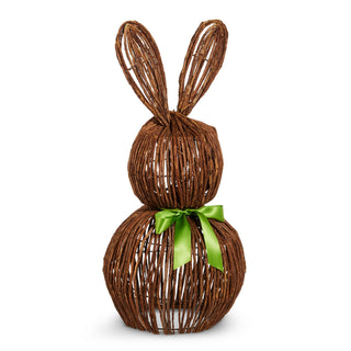 Vine Rabbit with Green Bow 28"