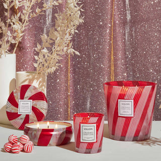 Voluspa Crushed Candy Cane 3-Wick Hearth