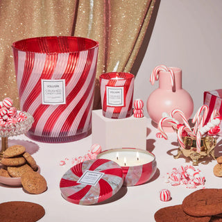 Voluspa Crushed Candy Cane Classic Candle