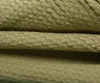 Waffle Knit Throw in Sage Green