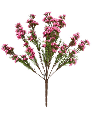 Wax Flower x 9 Assorted pink 