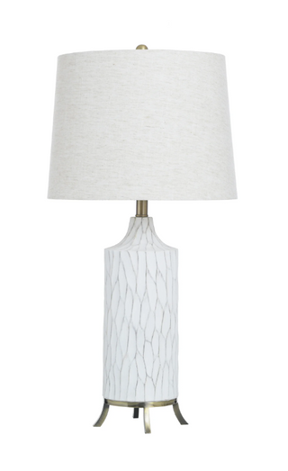 Waylon White Table Lamp