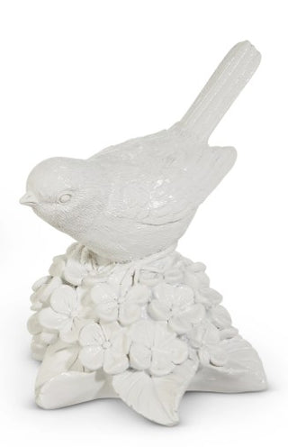 White Bird on Hydrangea Assorted