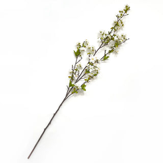 White Cherry Blossom Branch 48" bloom flower stem