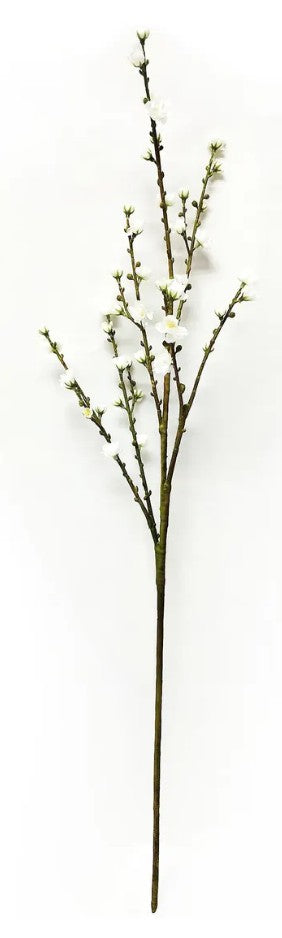 White Quince Branch 36" bush tree white flower floral stem