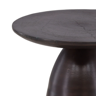 Wilhemina Side Table antique bronze copper
