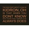 P. Graham Dunn Black 8x6" Sign