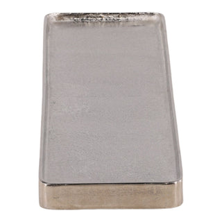 Zev Tray in Silver aluminum rectangle rectangular