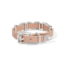 Load image into Gallery viewer, Brighton Kriss Kross Etched Bandit Bracelet Pink Sand
