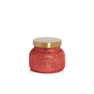 capri blue petite glam jar candle 8oz apple cider social
