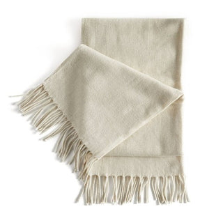 White Averie Throw