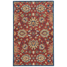 Load image into Gallery viewer, Capel 5X8 Avanti-Keshan Red &amp; Navy Rug
