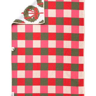 Crae Wrapped in Wreaths: Reversible Hand Towel