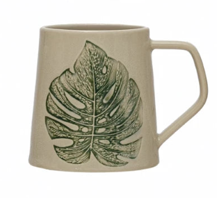 Green Leaf Mug Assorted
