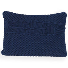 Load image into Gallery viewer, Blue All Tied Up Pillow

