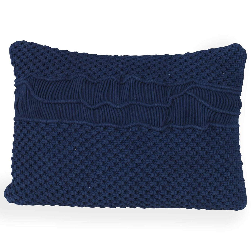 Blue All Tied Up Pillow