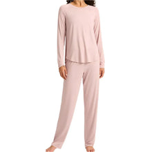 Load image into Gallery viewer, Boody Lilac Goodnight Raglan Sleep Top
