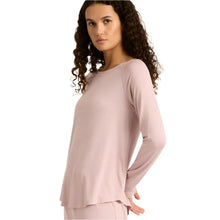Load image into Gallery viewer, Boody Lilac Goodnight Raglan Sleep Top
