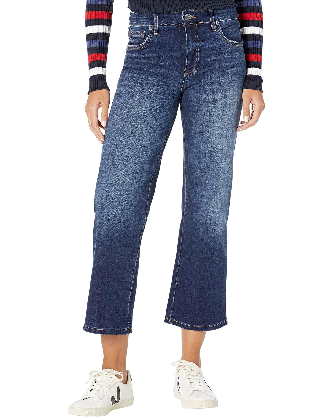 KUT Charlotte High Rise Jeans in Resolve