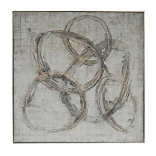 Concentric Circles Framed Art