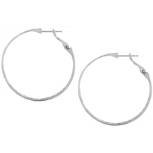 Load image into Gallery viewer, Brighton Contempo Large Hoop Earrings Silver
