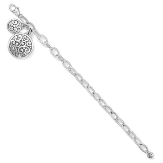 Brighton Contempo Medallion Link Bracelet, Silver