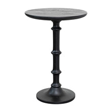Load image into Gallery viewer, Round Mango Wood Table in Matte Black
